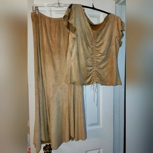Skirt and top